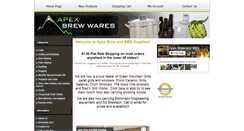 Desktop Screenshot of apexbrewwares.com